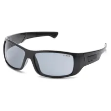 Очки защитные открытые Pyramex Furix (grey) Anti-Fog, чёрные