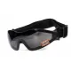 Окуляри захисні з ущільнювачем Global Vision Z-33 (gray) Anti-Fog, чорні