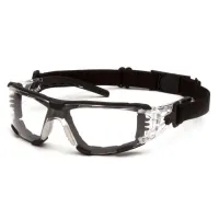 Окуляри захисні з ущільнювачем Pyramex Fyxate (clear) Super Anti-Fog H2MAX, прозорі