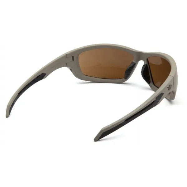 Очки защитные открытые Venture Gear Tactical Howitzer Tan (bronze) Anti-Fog, коричневые в песочной оправе