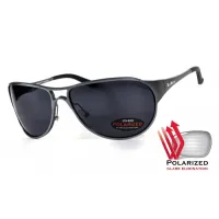 Очки поляризационные BluWater Alumination-3 Gun Metal Polarized (gray) серые