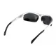 Окуляри поляризаційні BluWater Alumination-5 Silver Polarized (gray) чорні в сріблястій оправі