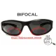 Окуляри біфокальні поляризаційні (захисні) BluWater Winkelman-2 polarized (+2.0 bifocal), (gray) чорні