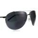 Окуляри біфокальні (захисні) Global Vision Aviator Bifocal (+2.0) (gray), чорні біфокальні лінзи в металевій оправі
