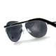 Окуляри біфокальні (захисні) Global Vision Aviator Bifocal (+2.0) (gray), чорні біфокальні лінзи в металевій оправі