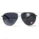 Окуляри біфокальні (захисні) Global Vision Aviator Bifocal (+2.0) (gray), чорні біфокальні лінзи в металевій оправі