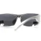 Окуляри захисні Global Vision Bad-Ass-2 Silver (gray), сірі в сріблястій металевій оправі