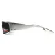 Окуляри захисні Global Vision Bad-Ass-2 Silver (gray), сірі в сріблястій металевій оправі