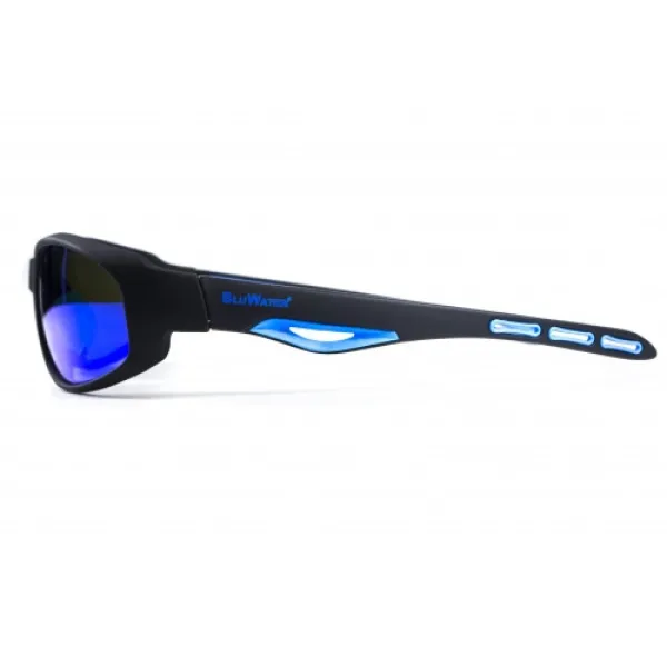 Окуляри поляризаційні BluWater Buoyant-2 Polarized (G-Tech™ blue) дзеркальні сині