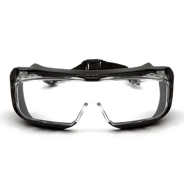 Окуляри захисні з ущільнювачем Pyramex Cappture-Plus (clear) Super Anti-Fog H2MAX, прозорі