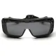 Окуляри захисні з ущільнювачем Pyramex Cappture-Plus (gray) Super Anti-Fog H2MAX, сірі