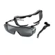 Окуляри захисні з ущільнювачем Pyramex Cappture-Plus (gray) Super Anti-Fog H2MAX, сірі