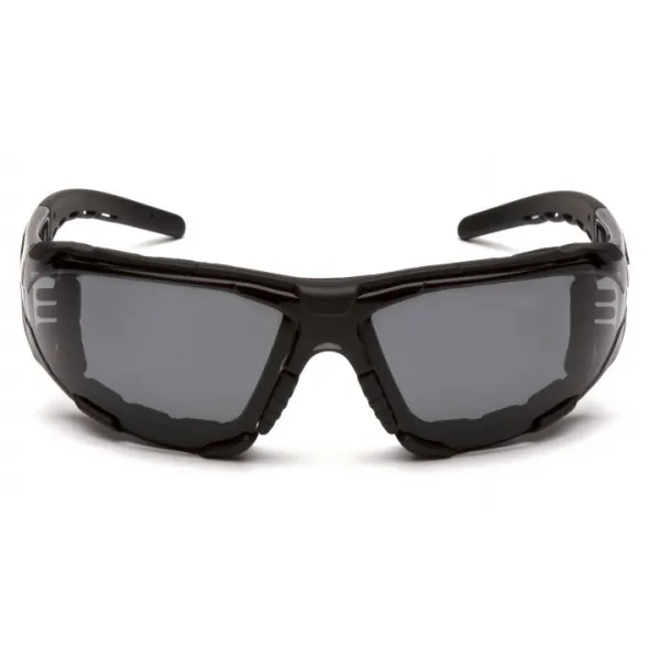 Окуляри захисні з ущільнювачем Pyramex Fyxate (gray) Super Anti-Fog H2MAX, сірі