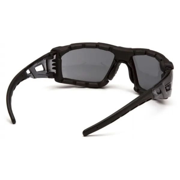 Окуляри захисні з ущільнювачем Pyramex Fyxate (gray) Super Anti-Fog H2MAX, сірі