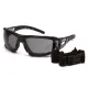Окуляри захисні з ущільнювачем Pyramex Fyxate (gray) Super Anti-Fog H2MAX, сірі
