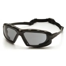 Очки защитные с уплотнителем Pyramex Highlander-PLUS (gray) Anti-Fog, серые