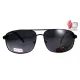 Окуляри поляризаційні BluWater Navigator-2 Polarized (gray), чорні в металевій оправі