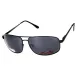 Окуляри поляризаційні BluWater Navigator-2 Polarized (gray), чорні в металевій оправі