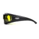 Окуляри захисні з ущільнювачем Global Vision Outfitter (yellow) Anti-Fog, жовті