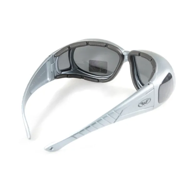 Очки защитные с уплотнителем Global Vision Outfitter Metallic (gray) Anti-Fog, серые