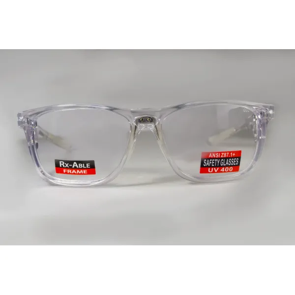 Окуляри під діоптрії Global Vision RX-T Crystal (rx-able) (clear), прозорі в прозорій оправі