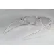 Окуляри під діоптрії Global Vision RX-T Crystal (rx-able) (clear), прозорі в прозорій оправі