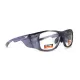 Окуляри під діоптрії Global Vision RX-T Gloss Black (clear) RX-able, прозорі в чорній напівпрозорій оправі