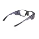 Окуляри під діоптрії Global Vision RX-T Gloss Black (clear) RX-able, прозорі в чорній напівпрозорій оправі