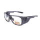 Окуляри під діоптрії Global Vision RX-T Gloss Black (clear) RX-able, прозорі в чорній напівпрозорій оправі