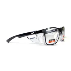 Спортивная оправа под диоптрии Global Vision RX-T Сrystal Black (rx-able) (clear) прозрачные