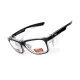 Окуляри під діоптрії Global Vision RX-T Сrystal Black (rx-able) (clear), прозорий в двокольоровій оправі