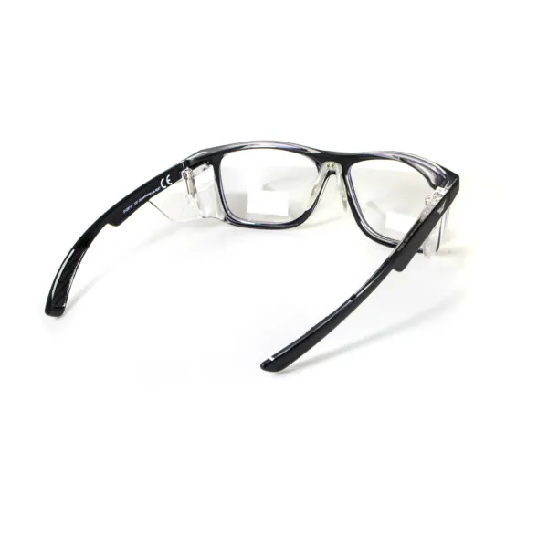 Окуляри під діоптрії Global Vision RX-T Сrystal Black (rx-able) (clear), прозорий в двокольоровій оправі