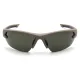 Очки защитные открытые Venture Gear Tactical Semtex 2.0 Tan (forest gray) Anti-Fog, чёрно-зелёные в песочной оправе