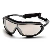 Окуляри захисні з ущільнювачем Pyramex XS3 Plus (indoor/outdoor mirror) Anti-Fog, дзеркальні напівтемні