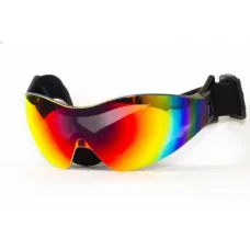 Очки защитные с уплотнителем Global Vision Z-33 (G-Tech™ red) Anti-Fog, красные зеркальные