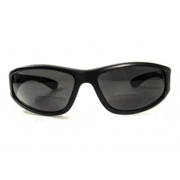Окуляри біфокальні поляризаційні (захисні) BluWater Winkelman-2 polarized (+2.0 bifocal), (gray) чорні