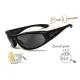 Окуляри біфокальні поляризаційні (захисні) BluWater Winkelman-2 polarized (+2.5 bifocal), (gray) чорні
