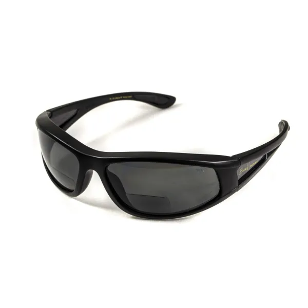 Окуляри біфокальні поляризаційні (захисні) BluWater Winkelman-2 polarized (+2.5 bifocal), (gray) чорні
