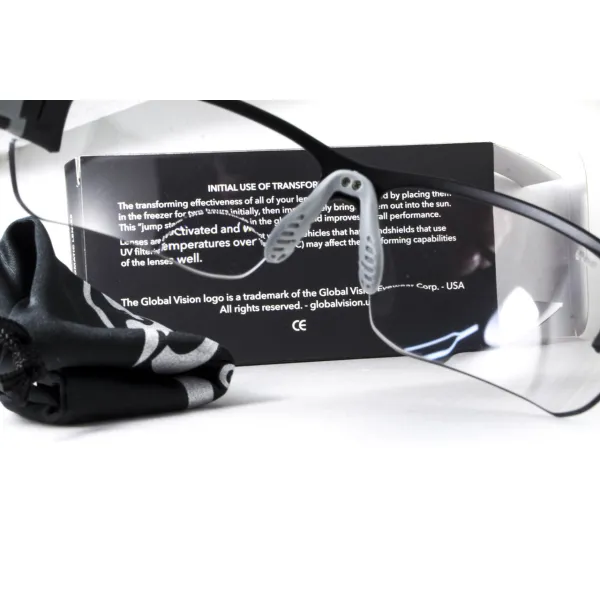 Окуляри біфокальні фотохромні (захисні) Global Vision Hercules-7 Bifocal (+2.5) photochromic (clear), фотохромні прозорі
