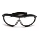 Окуляри захисні з ущільнювачем Pyramex XS3 Plus (clear) Anti-Fog, прозорі