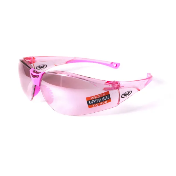 Окуляри захисні Global Vision Cruisin (pink), рожеві