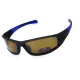 Окуляри поляризаційні BluWater Daytona-3 Polarized (brown), коричневі в чорно-синій оправі