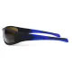 Окуляри поляризаційні BluWater Daytona-3 Polarized (brown), коричневі в чорно-синій оправі
