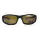Окуляри поляризаційні BluWater Daytona-3 Polarized (brown), коричневі в чорно-синій оправі