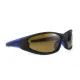 Окуляри поляризаційні BluWater Daytona-4 Polarized (brown) коричневі з синіми дужками
