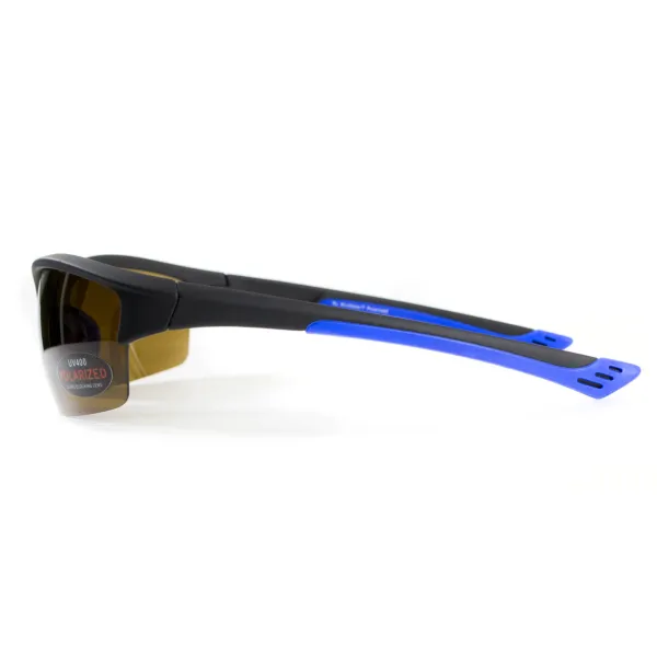 Окуляри поляризаційні BluWater Daytona-1 Polarized (brown), гідрофобні коричневі лінзи (Repelon™)