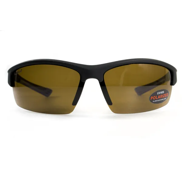 Окуляри поляризаційні BluWater Daytona-1 Polarized (brown), гідрофобні коричневі лінзи (Repelon™)