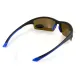 Окуляри поляризаційні BluWater Daytona-1 Polarized (brown), гідрофобні коричневі лінзи (Repelon™)