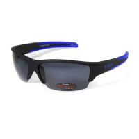Окуляри поляризаційні BluWater Daytona-2 Polarized (gray), сірі гідрофобні лінзи (Repelon™)