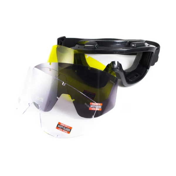 Захисні окуляри Global Vision Wind-Shield 3 lens KIT Anti-Fog, три змінних лінзи